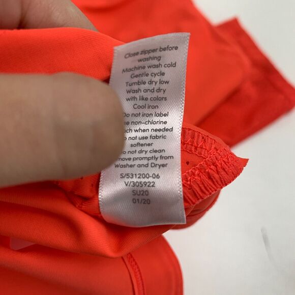 Athleta Pacifica II Vented Tee Women XS Extra Small Quarter Zip Swim Surf UPF - Picture 9 of 11